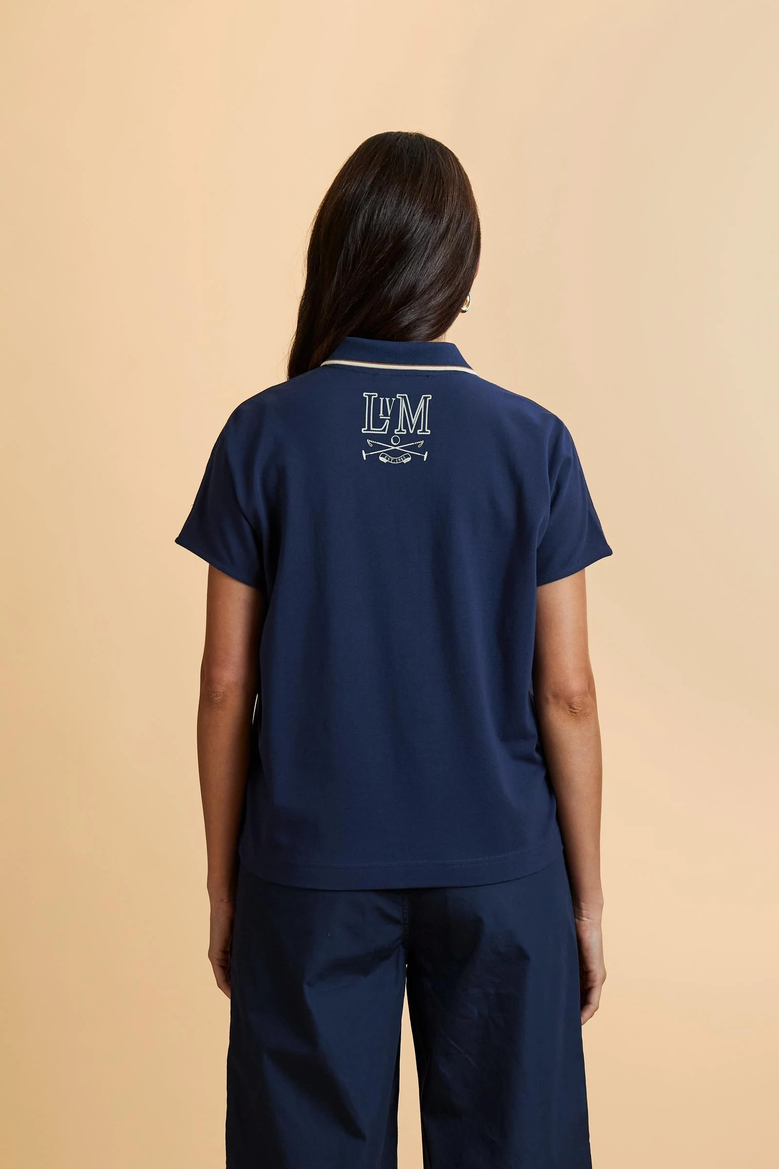 Damen Poloshirt aus Stretch-Piqué Guards Polo Club - Corazon - Image 4