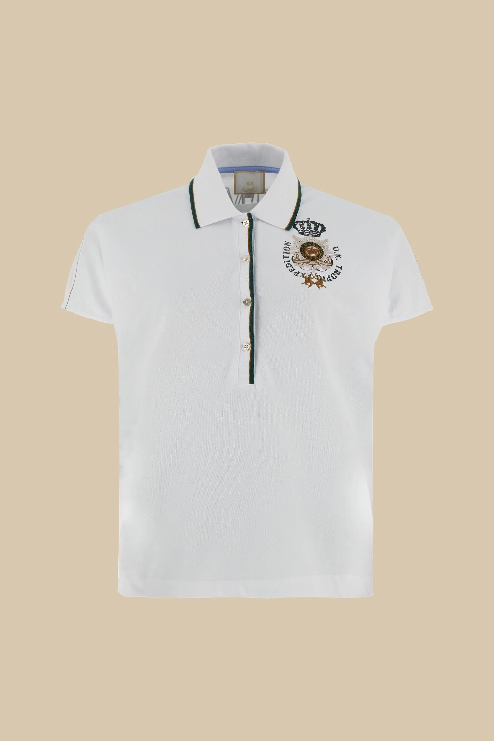 Damen Poloshirt aus Stretch-Piqué Guards Polo Club - Corazon - Image 5