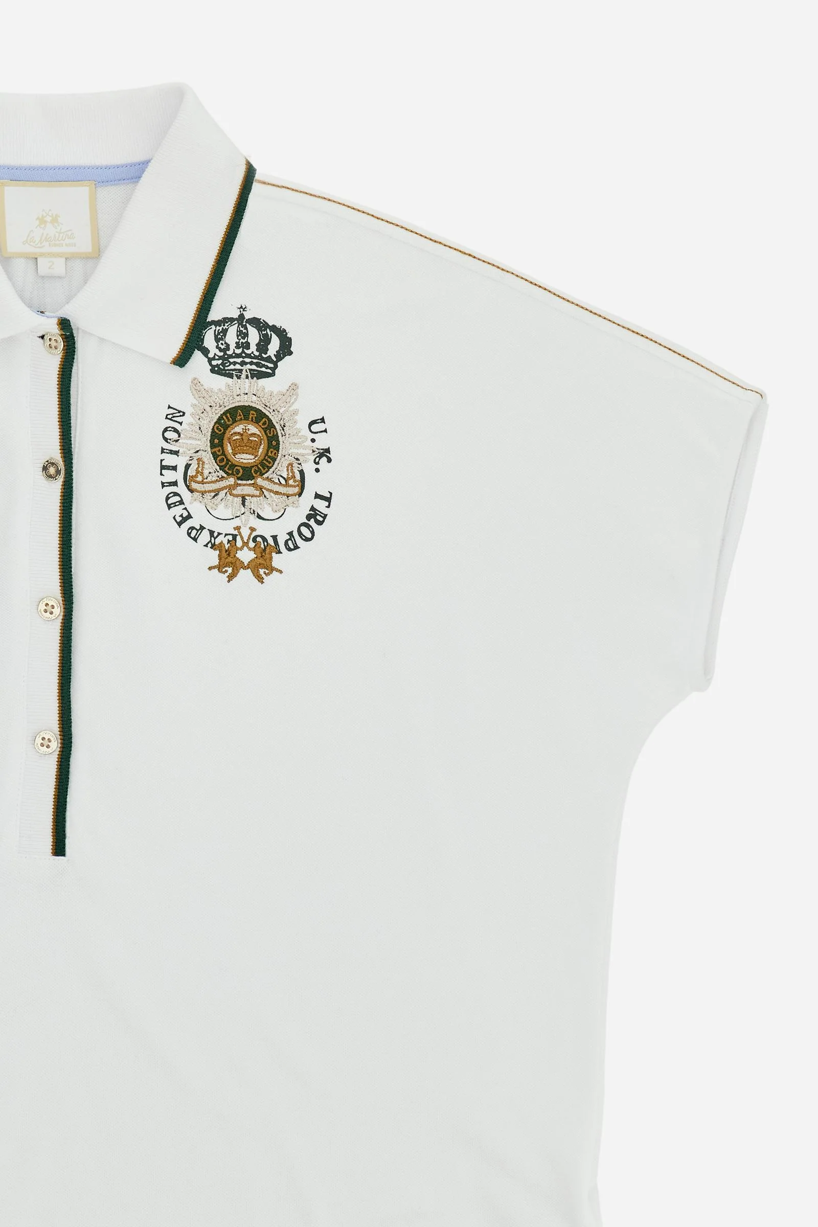 Damen Poloshirt aus Stretch-Piqué Guards Polo Club - Corazon - Image 8