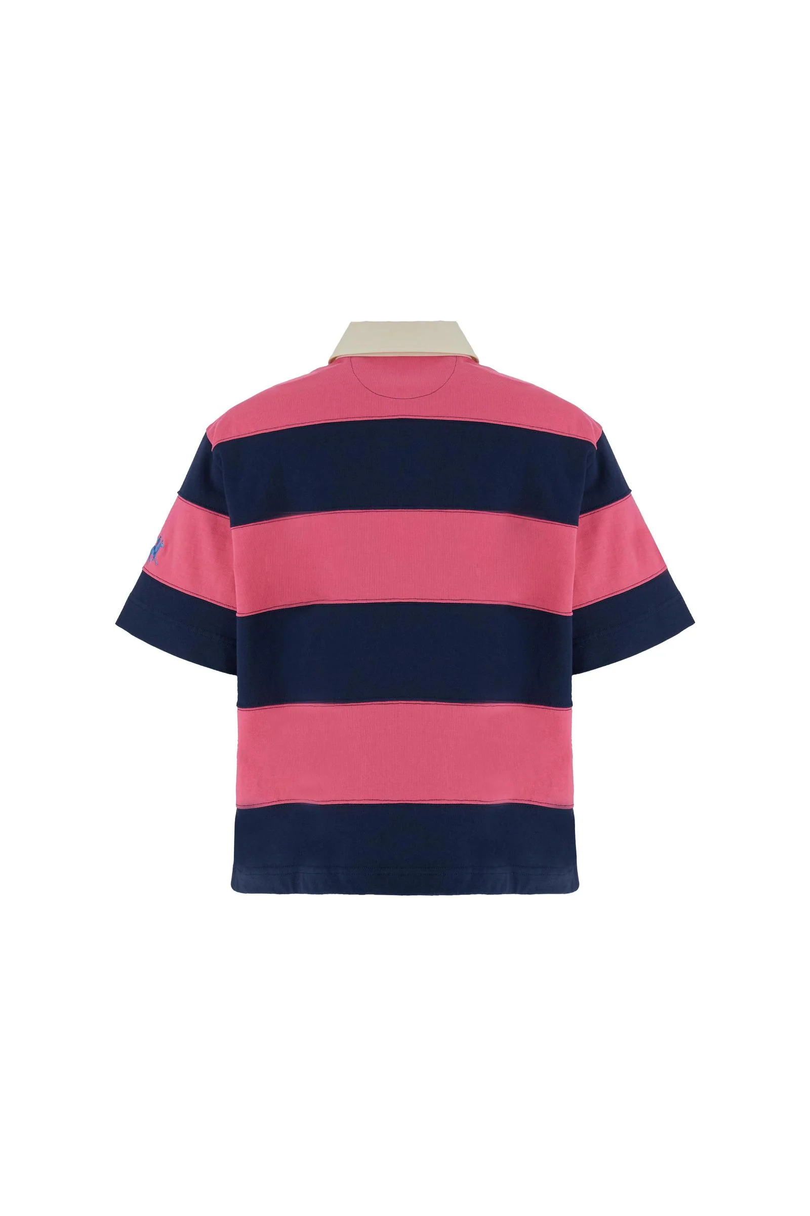 Damen Rugby-Poloshirt aus schwerem Baumwolljersey mit Maxi-Streifen - Christina - Image 6