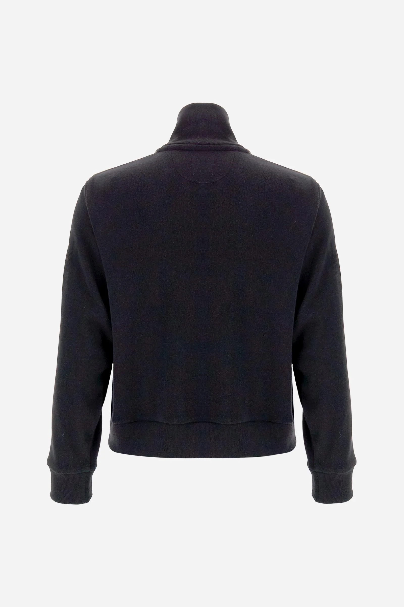 Damen-Sweatjacke mit Reißverschluss aus Interlock mit gestreiften Bändern - Betty - Image 6