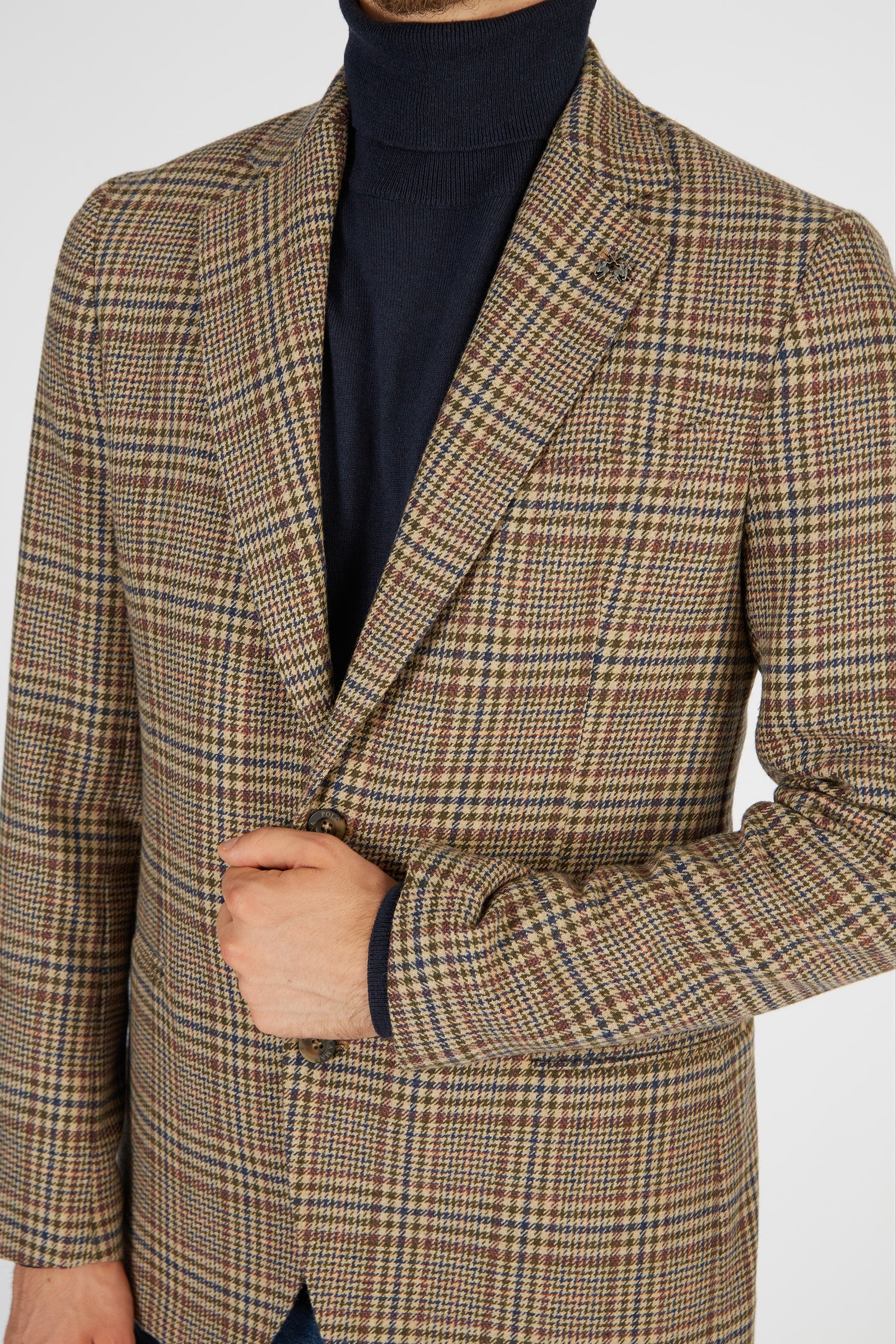 Einreihige Jacke Blue Ribbon aus Woll-Mix mit zwei Regular-Fit-Knöpfen - Image 3