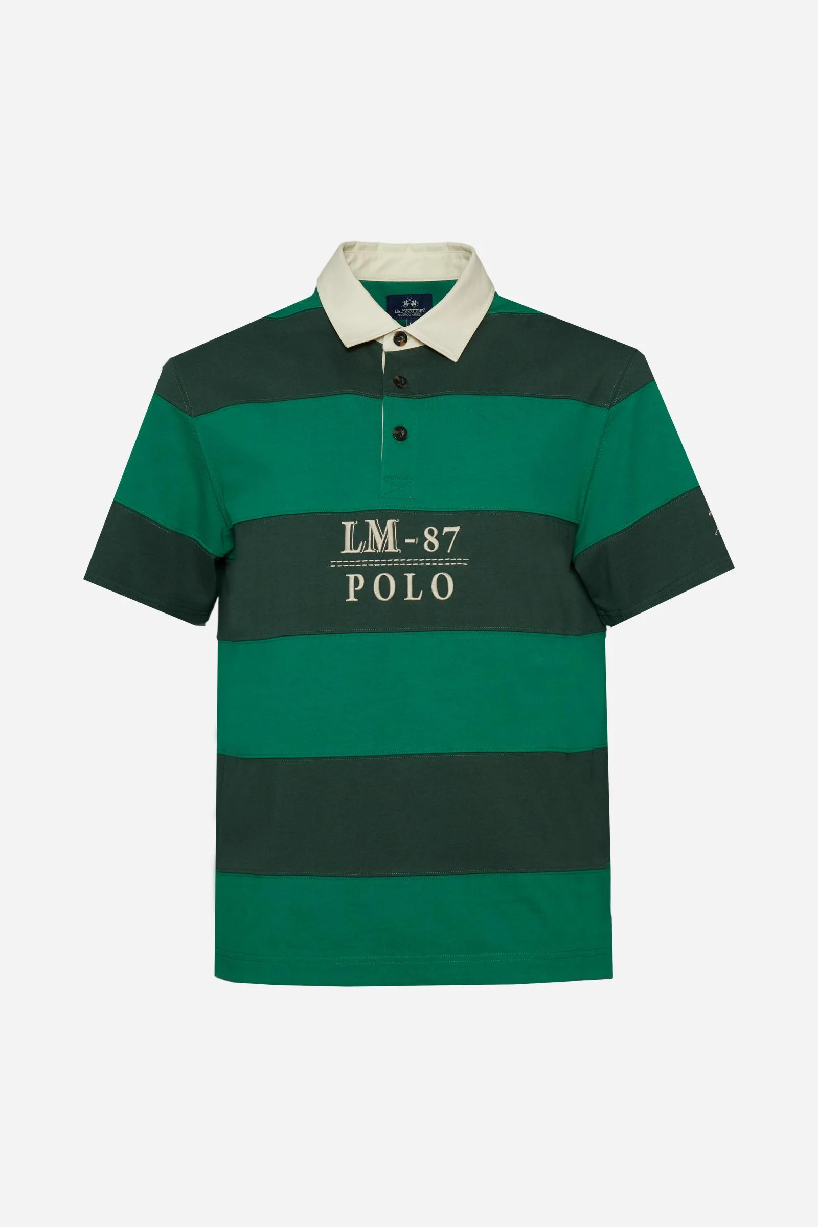 Heritage Rugby-Poloshirt LM 87 aus Heavy Cotton Jersey - Calixto - Image 5