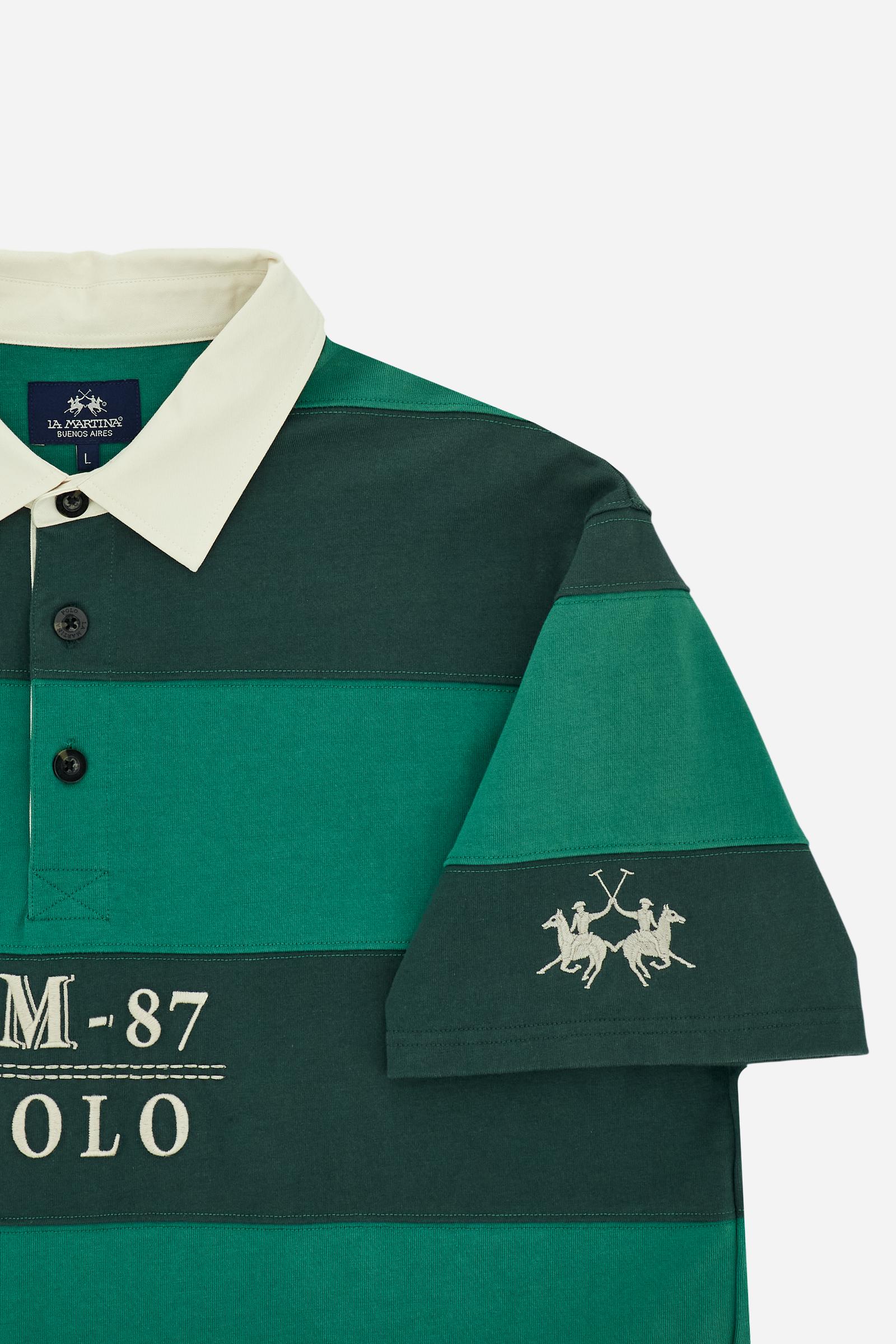 Heritage Rugby-Poloshirt LM 87 aus Heavy Cotton Jersey - Calixto - Image 8