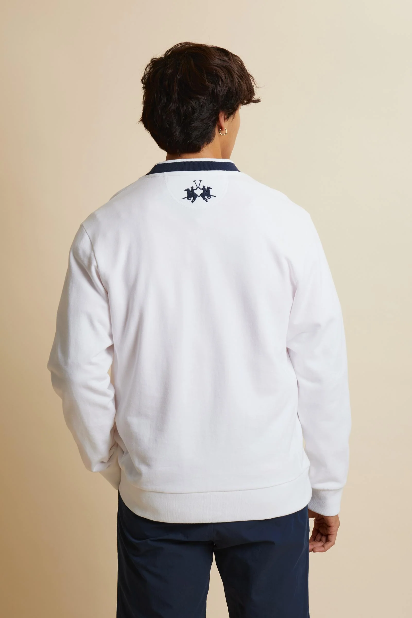 Herren Baumwoll-Sweatshirt Academy Polo – Clement - Image 4