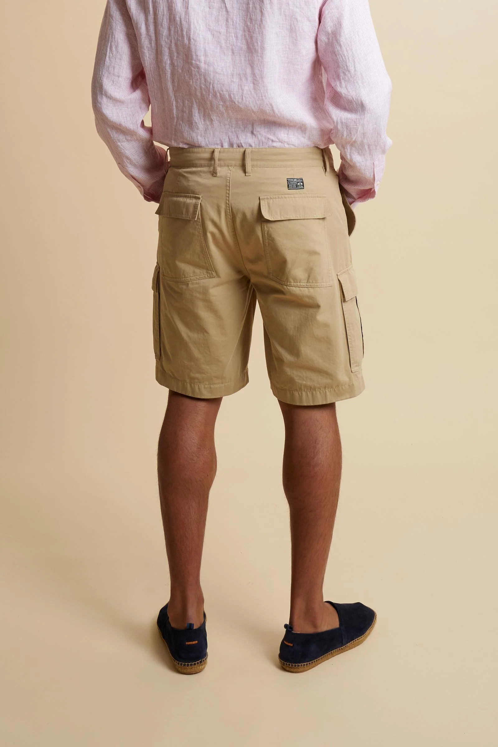 Herren Cargo-Bermudashorts aus Baumwoll-Twill Black Label Edition – Chav - Image 4