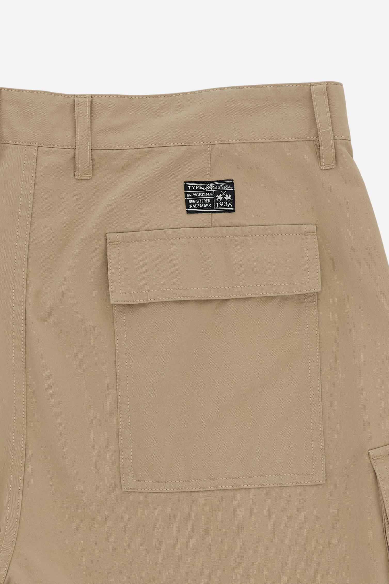 Herren Cargo-Bermudashorts aus Baumwoll-Twill Black Label Edition – Chav - Image 7