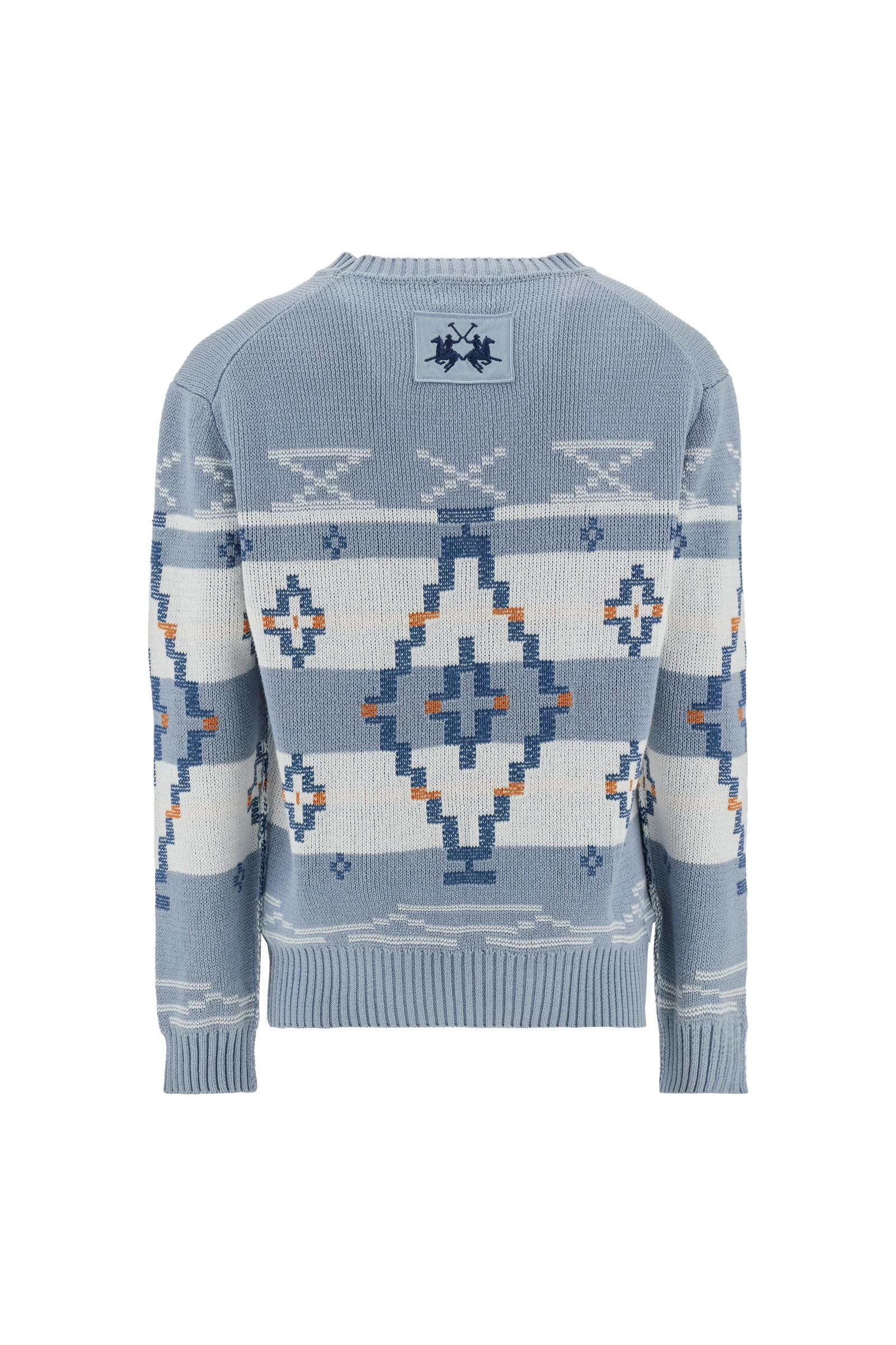 Herren Jacquardpullover mit geometrischem Muster - Carlomagno - Image 6