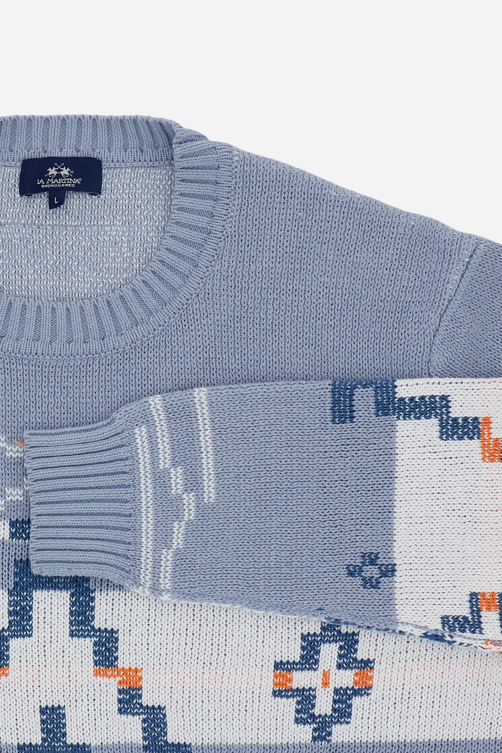 Herren Jacquardpullover mit geometrischem Muster - Carlomagno - Image 8