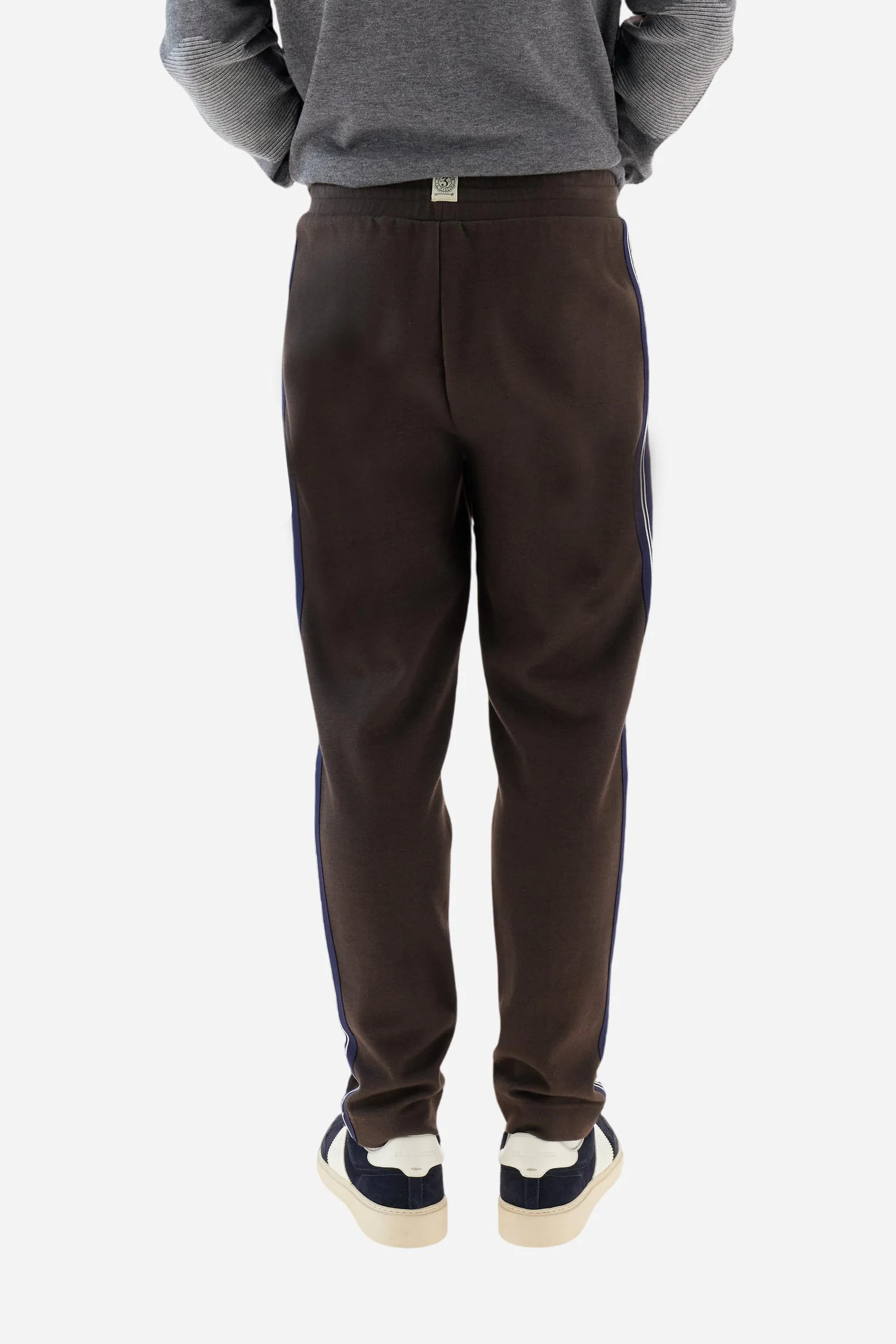 Herren-Jogger Fleece-Interlock zweifarbig - Brennan - Image 4