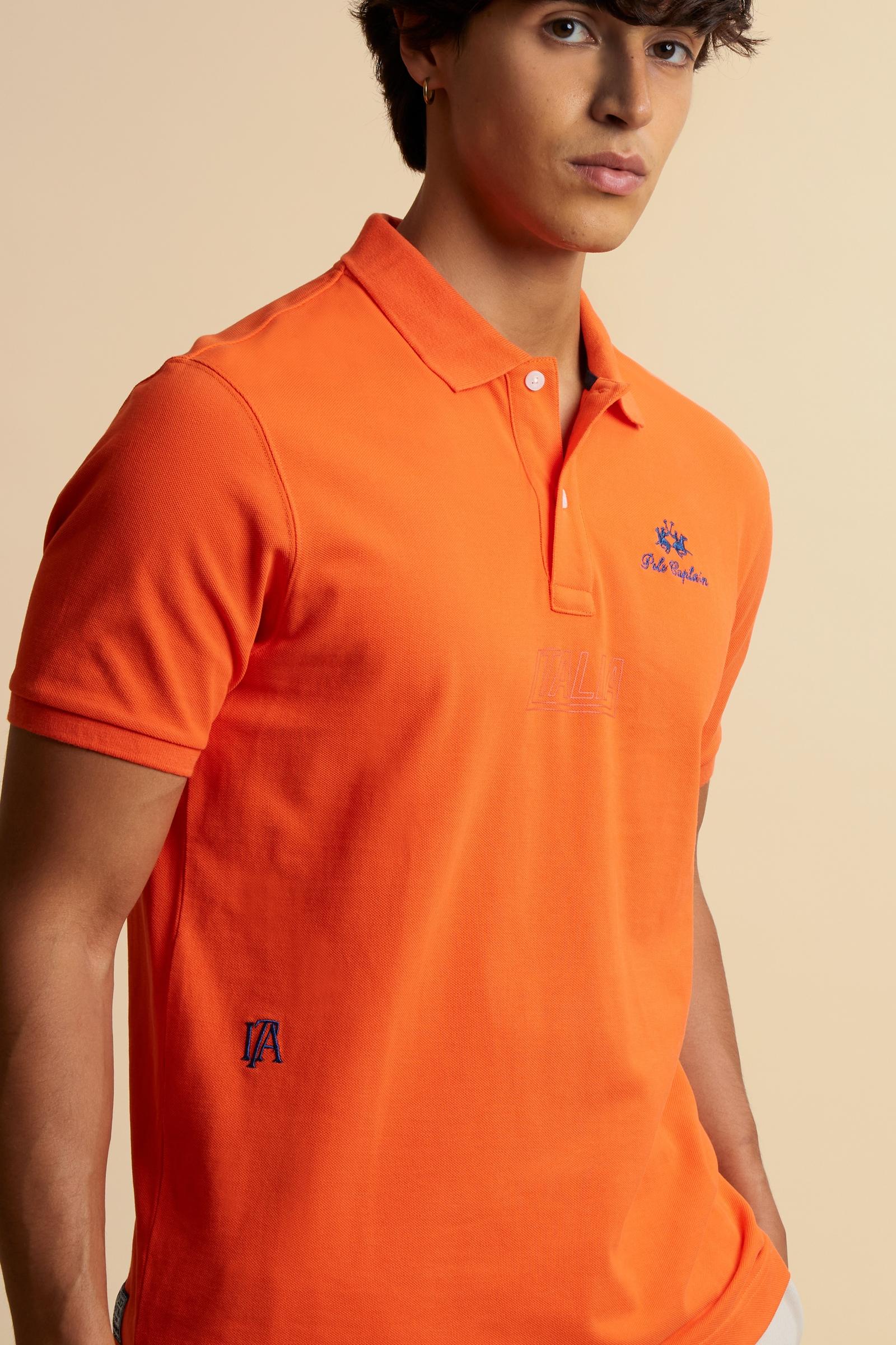 Herren Kurzarm-Poloshirt aus Piqué Kollektion Nations - Charo - Image 3