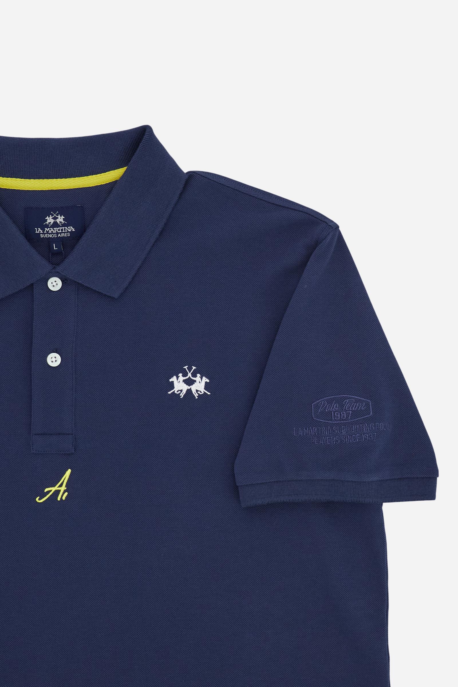 Herren Kurzarm-Poloshirt aus Piqué Kollektion Nations - Charo - Image 8