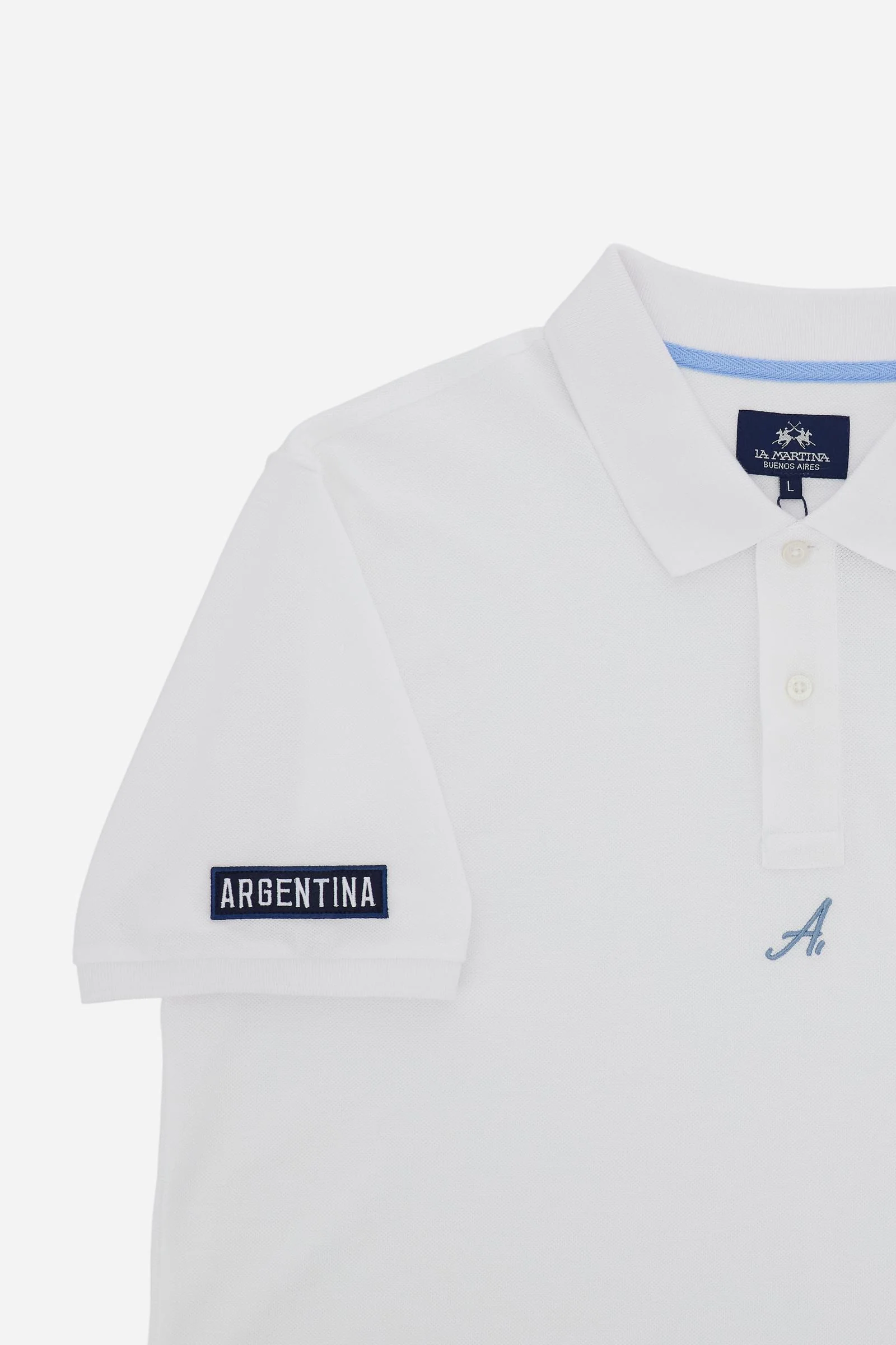 Herren Kurzarm-Poloshirt aus Piqué Kollektion Nations - Charo - Image 7