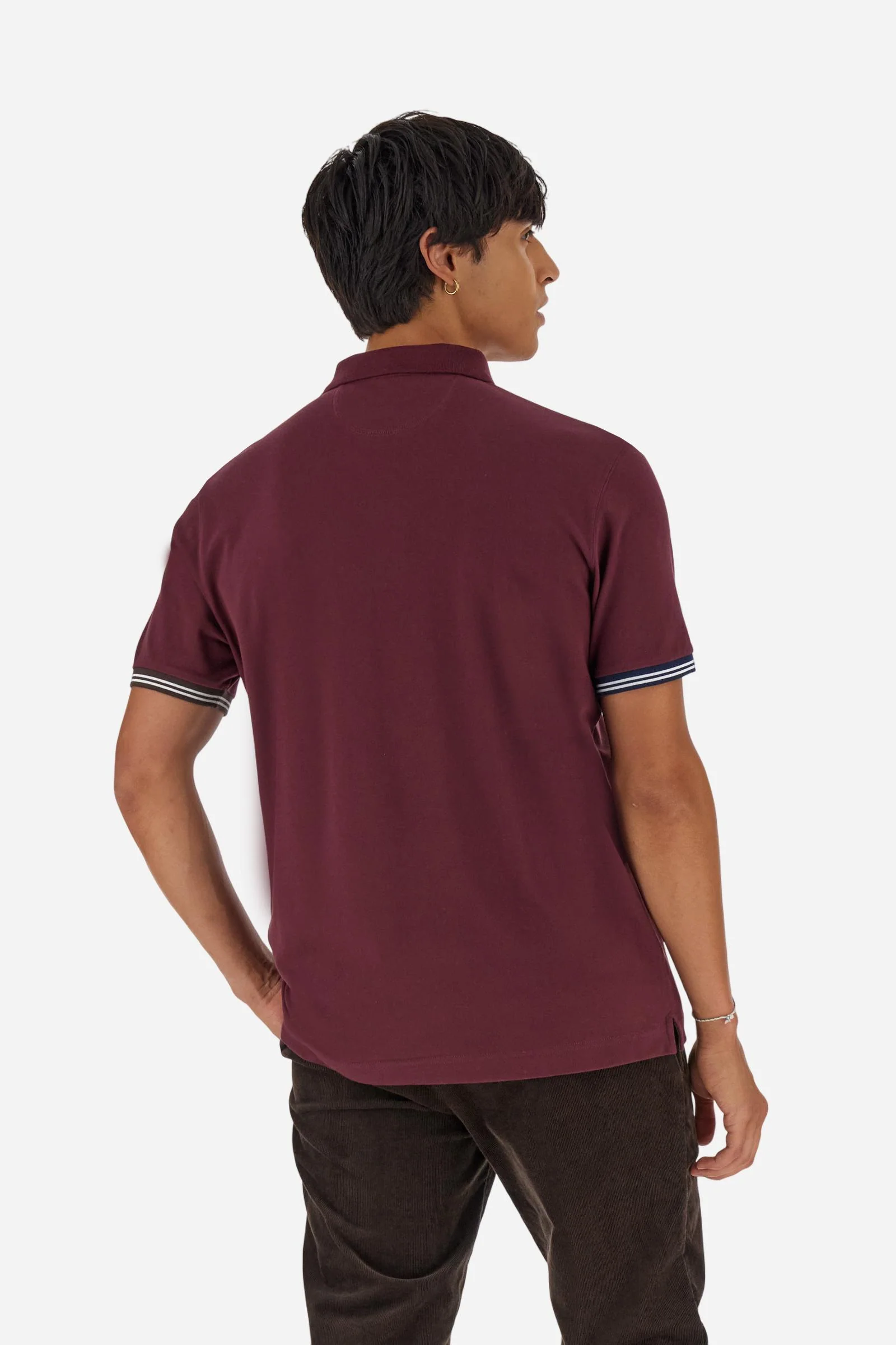 Herren-Piqué-Poloshirt kurzarm Rippbündchen - Burgess - Image 4