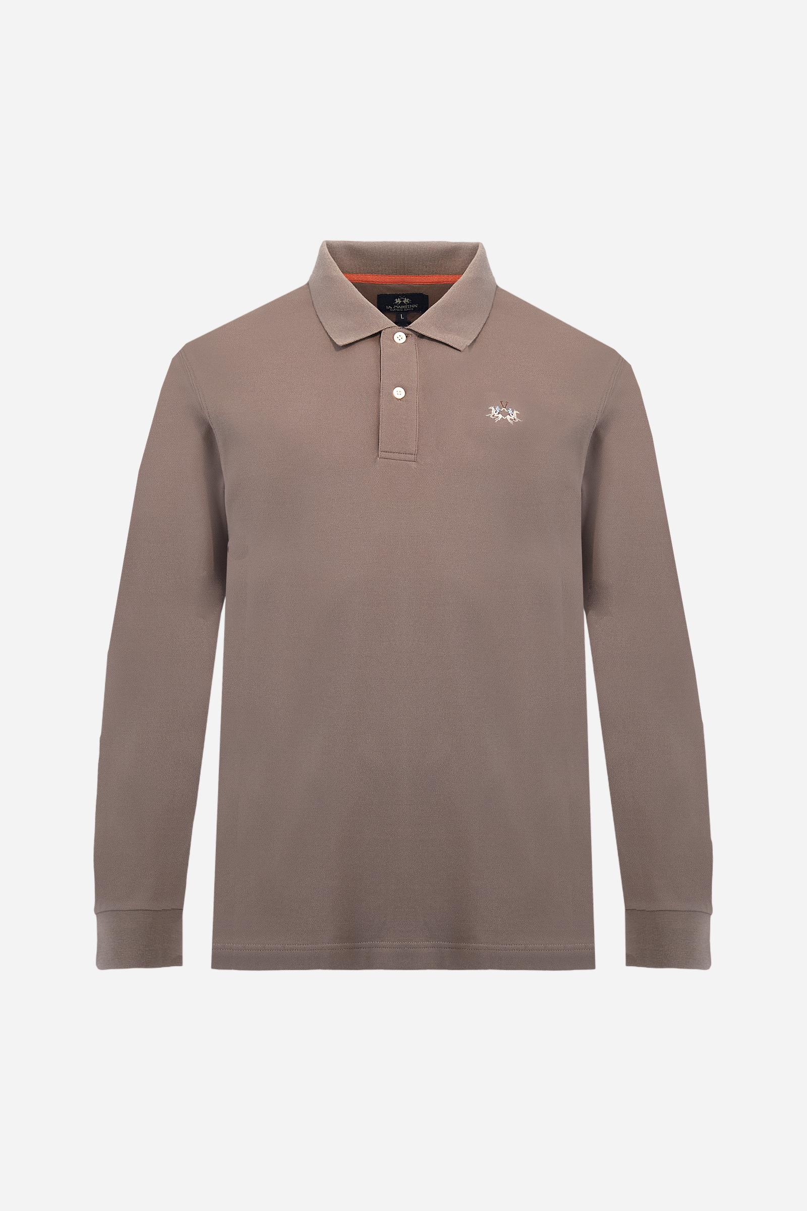 Herren-Piqué-Poloshirt Stretch-Baumwolle Kragen Gabardine - Brett - Image 5