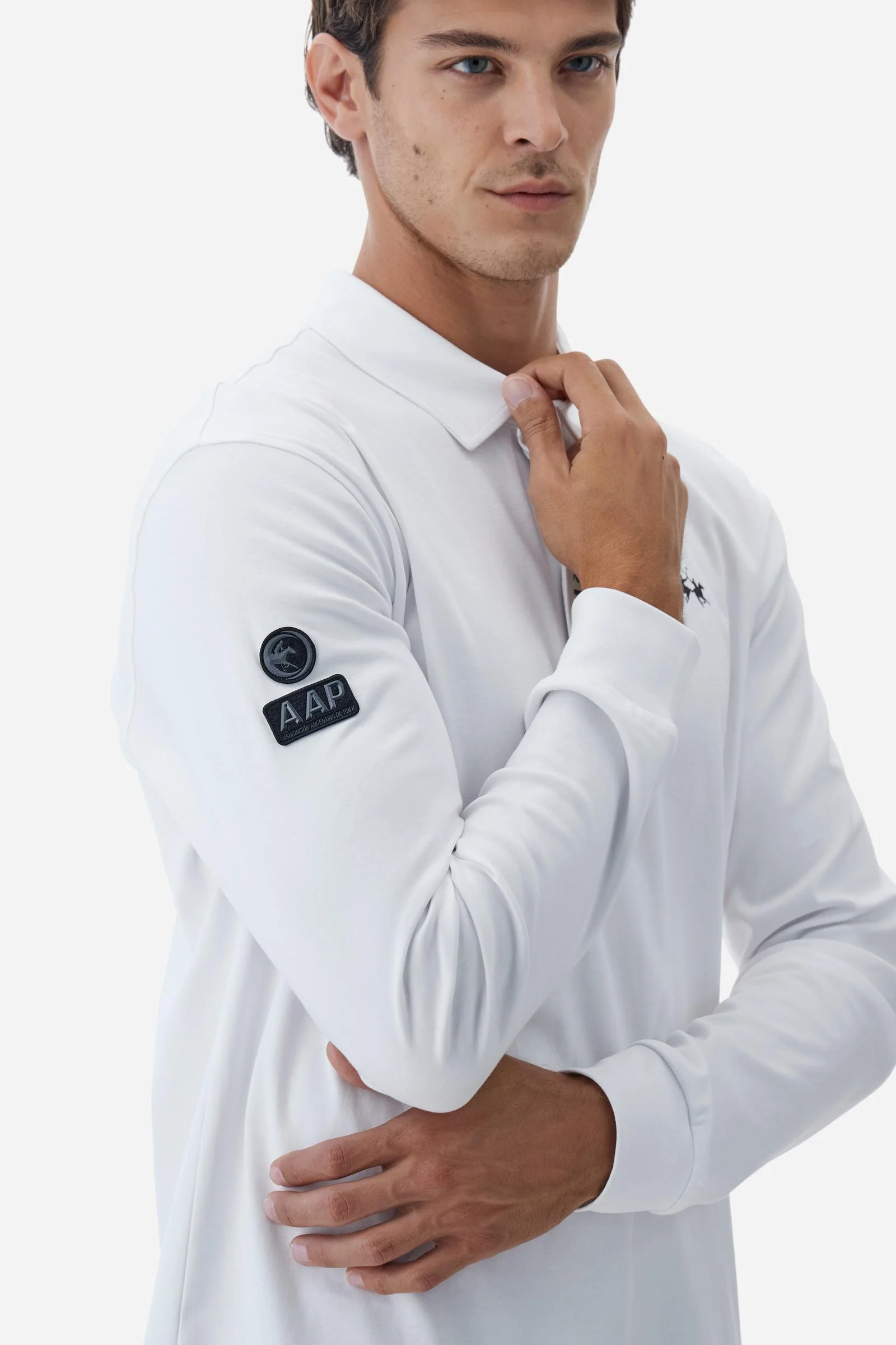 Herren-Poloshirt aus fließendem Jersey Asociación Argentina de Polo (AAP) - Benson - Image 3