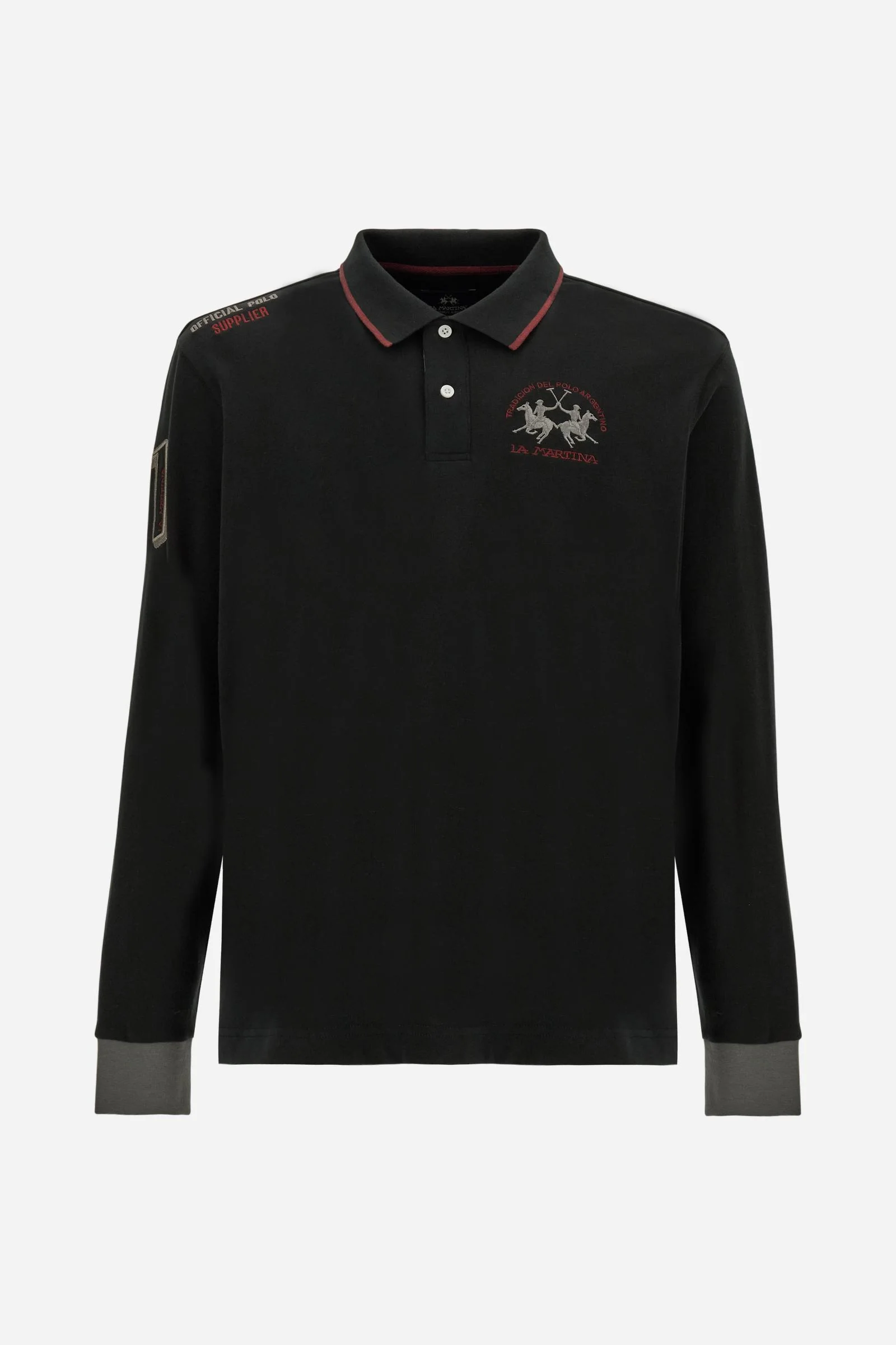 Herren-Poloshirt aus Soft-Touch-Jersey Official Polo Supplier - Bran - Image 5