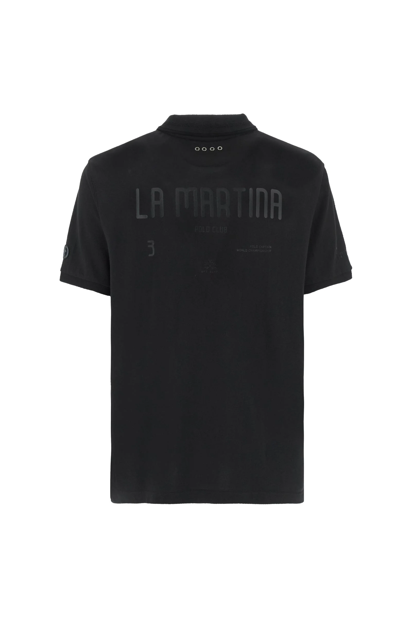 Herren Poloshirt aus Stretch-Piqué Luxury Black - Collin - Image 6