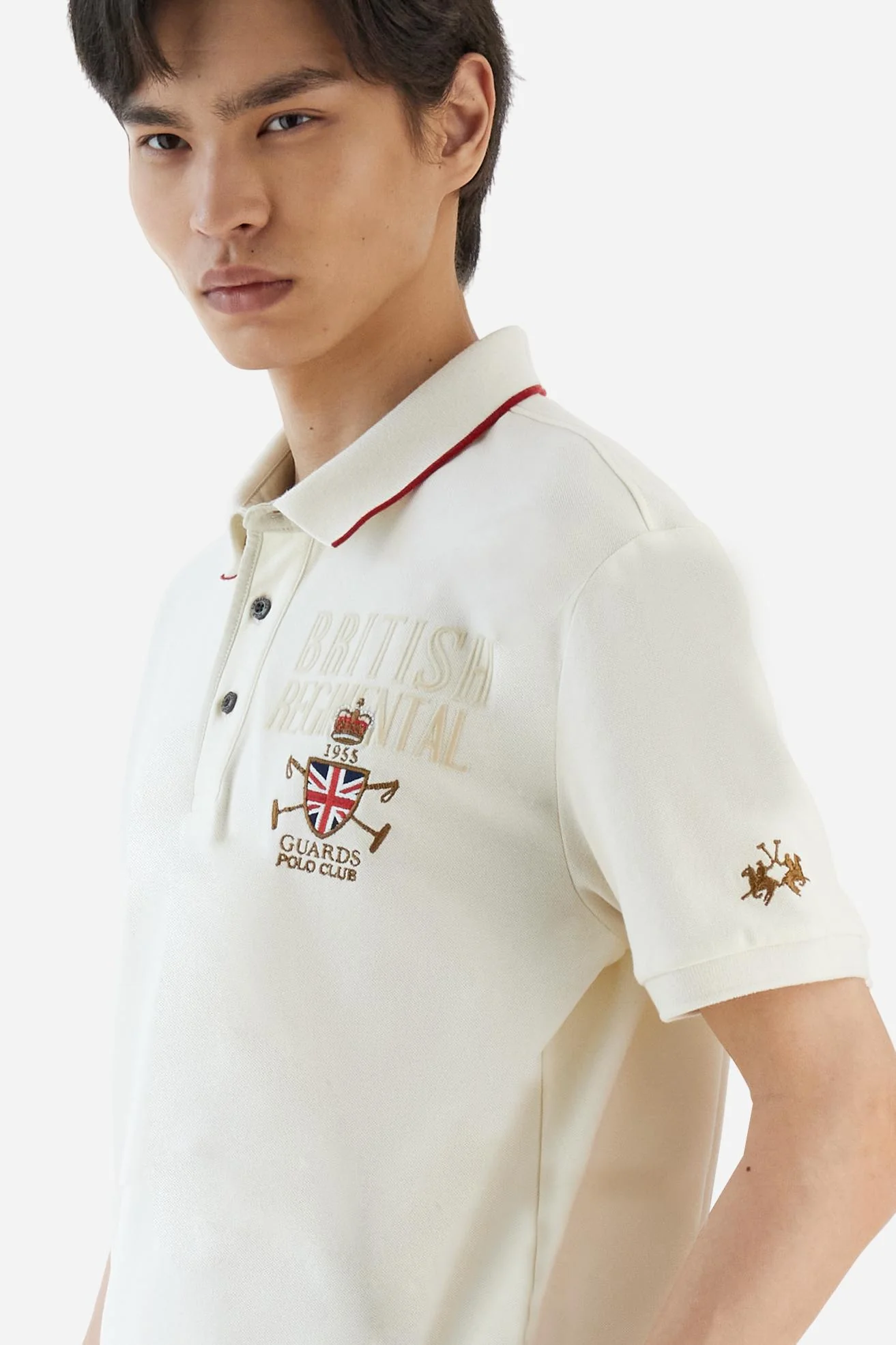 Herren-Poloshirt Kurzarm Piqué Stretch Guards - Balbino - Image 3