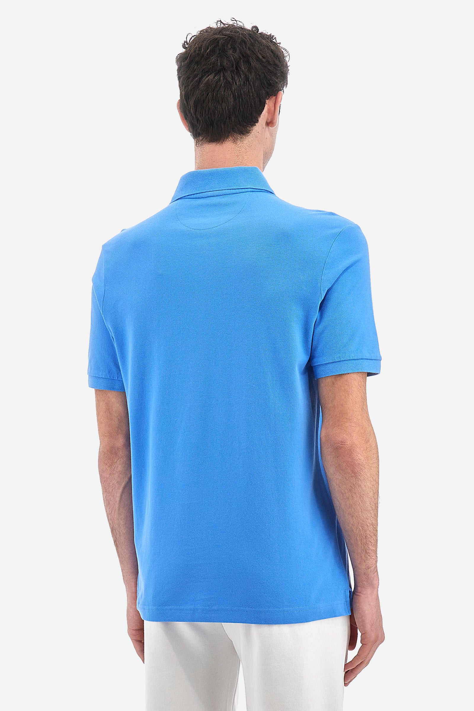 Kurzarm-Poloshirt mit geradem Schnitt für Herren - Tex - Image 4