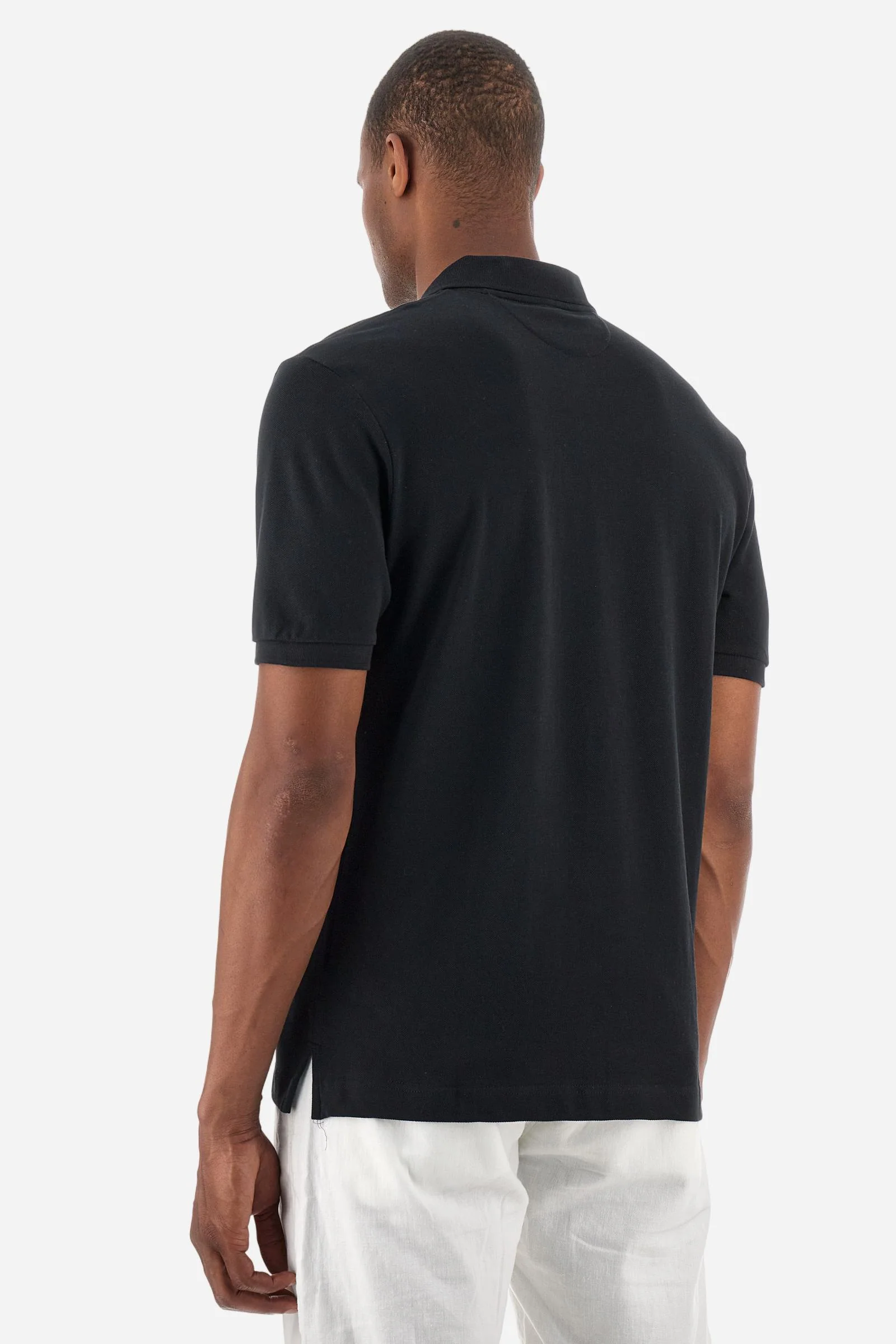 Kurzarm-Poloshirt mit geradem Schnitt für Herren - Tex - Image 4