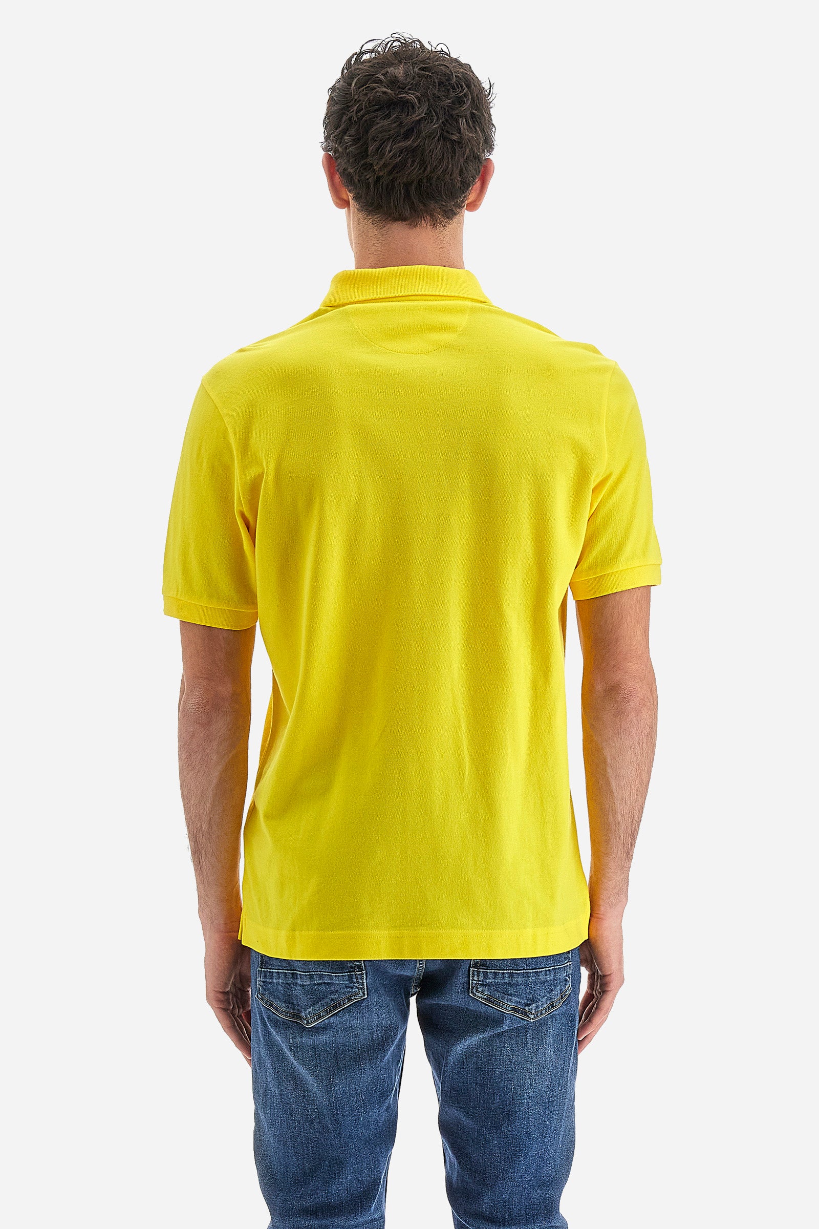 Kurzarm-Poloshirt mit geradem Schnitt für Herren - Tex - Image 4