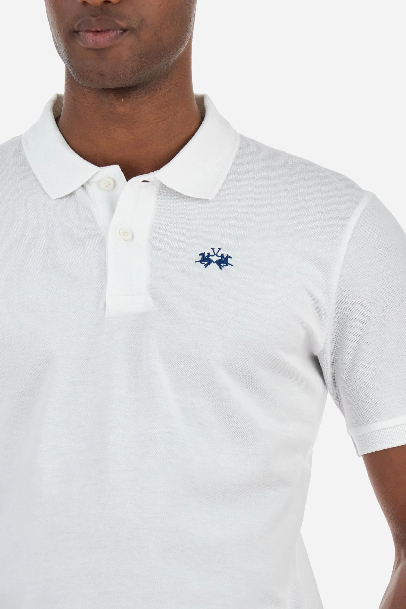 Kurzarm-Poloshirt mit geradem Schnitt für Herren - Tex - Image 3