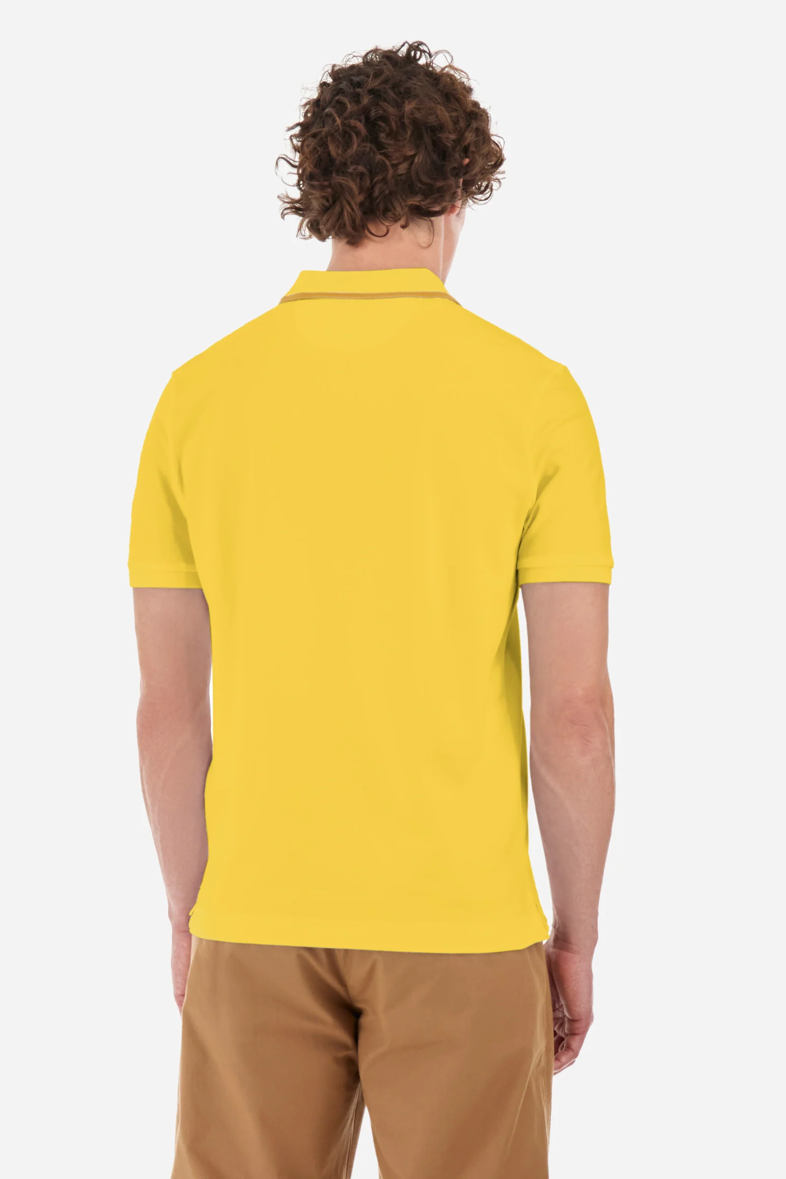 Poloshirt aus Stretch-Baumwolle Regular Fit – Yoel - Image 4