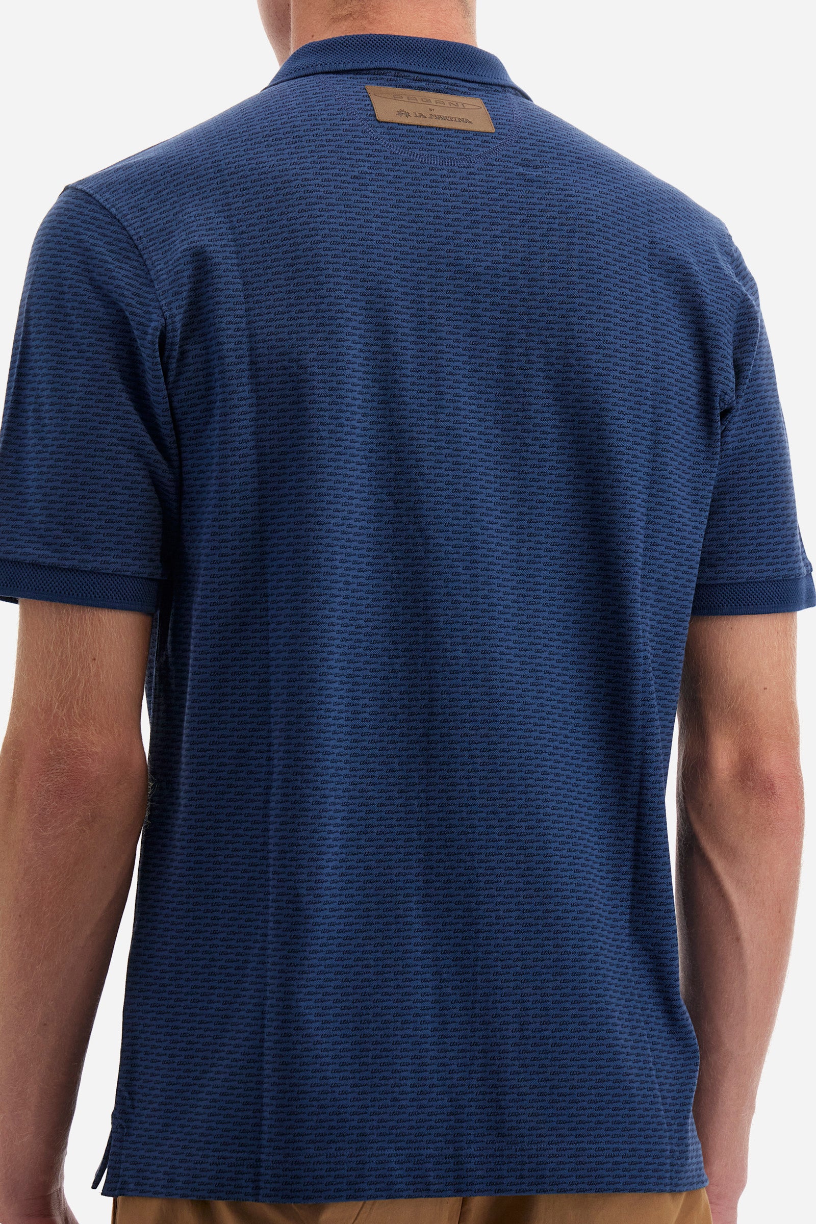 Poloshirt aus Stretch-Baumwolle Regular Fit – Yutaka - Image 3