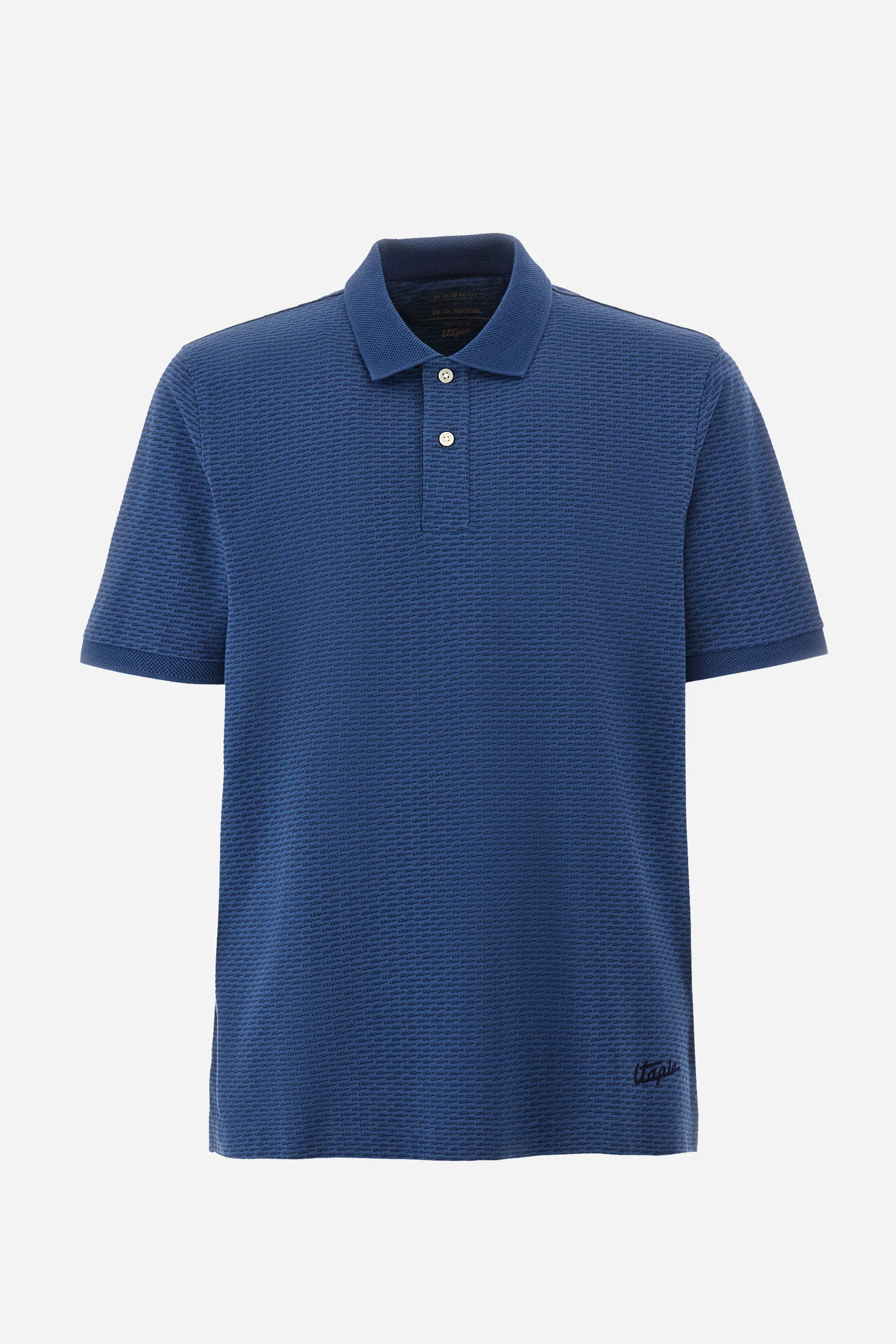 Poloshirt aus Stretch-Baumwolle Regular Fit – Yutaka - Image 5