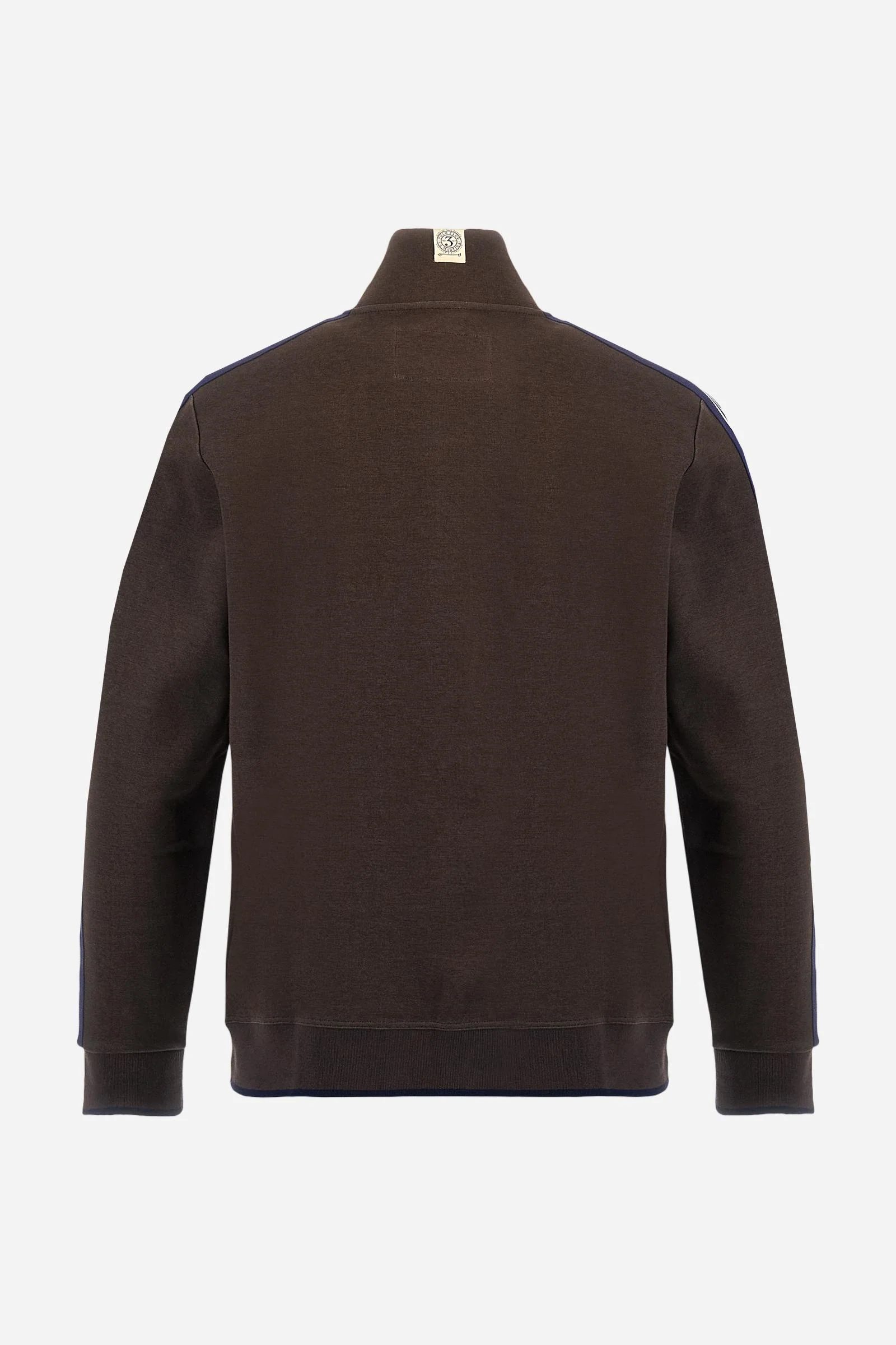 Rollkragenpullover aus Baumwolle mit Reißverschluss - Bernardo - Image 6